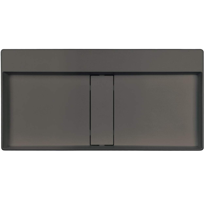 Deante umywalka Blur antracyt metalik 800x400 mm z maskownicą