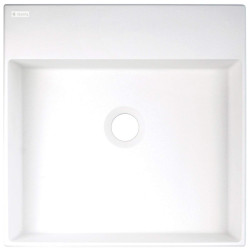 Deante Correo umywalka 400x400 alabaster