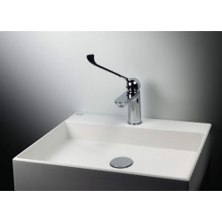 Deante Correo umywalka 400x400 alabaster