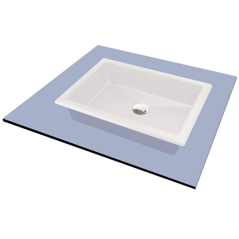 Deante Correo umywalka 500x400 alabaster