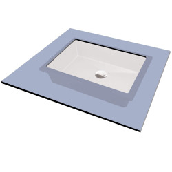 Deante Correo umywalka 500x400 alabaster