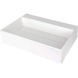 Deante Correo umywalka 600x400 alabaster