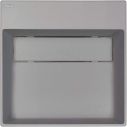 Deante Correo umywalka 400x400 szary metalik