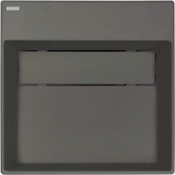 Deante Correo umywalka 400x400 antracyt metalik