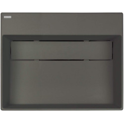 Deante Correo umywalka 500x400 antracyt metalik