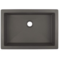 Deante Correo umywalka 500x400 antracyt metalik