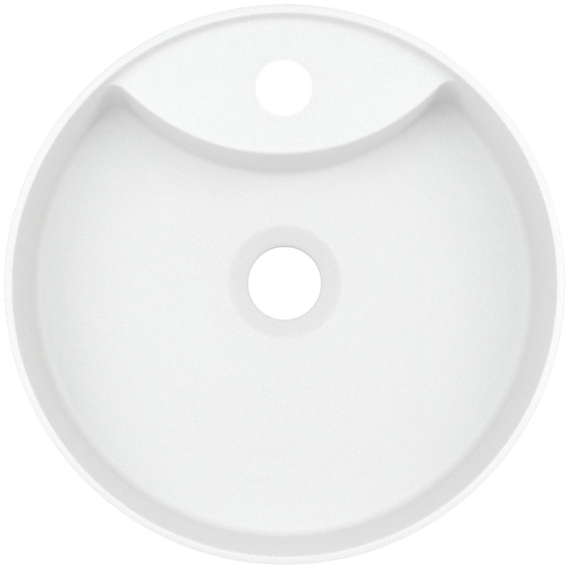 Deante Silia umywalka okrągła alabaster