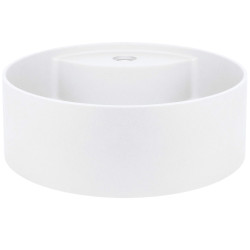 Deante Silia umywalka okrągła alabaster