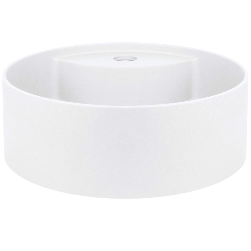 Deante Silia umywalka okrągła alabaster