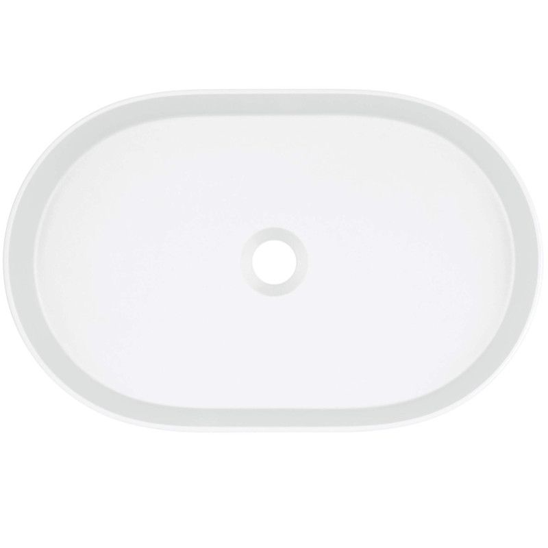 Deante Silia umywalka 550x350 alabaster