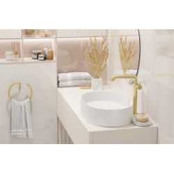 Deante Silia umywalka 550x350 alabaster