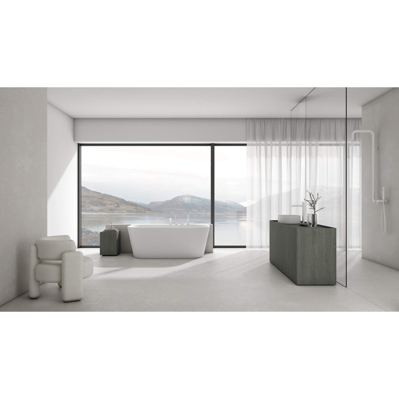 Deante Silia umywalka 550x350 alabaster