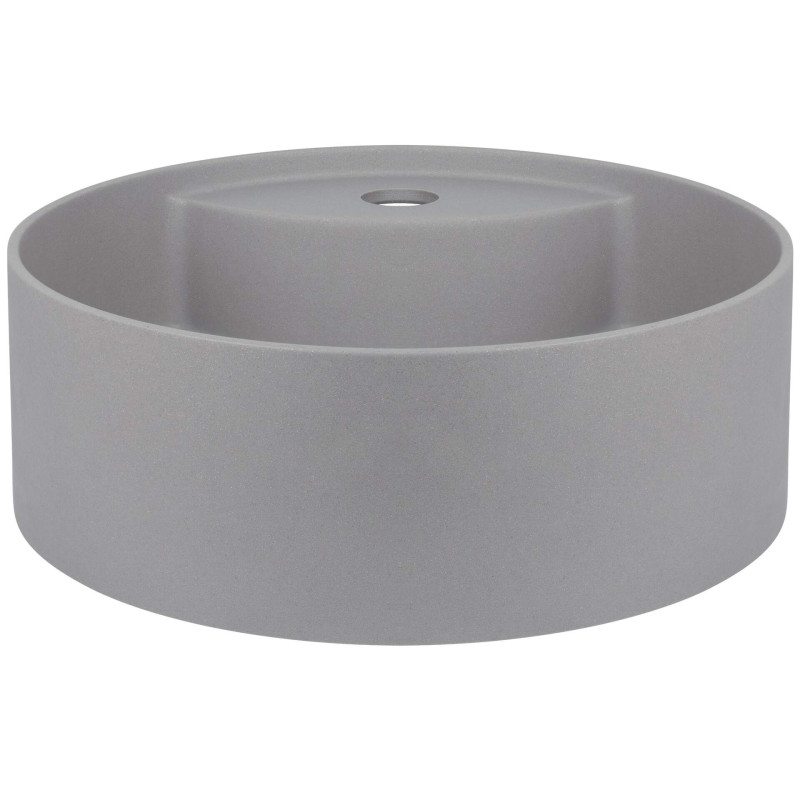 Deante Silia umywalka szary metalik