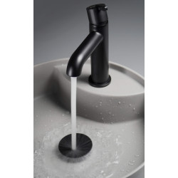 Deante Silia umywalka szary metalik