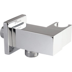 Deante cascada chrom przyłącze kątowe regulowane kwadratowe z uchwytem