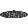 Deante cascada Floks nero głowica natryskowa stalowa okrągła ø300 mm