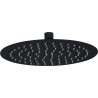 Deante cascada nero głowica natryskowa stalowa okrągła ø250 mm