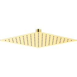 Deante cascada gold głowica natryskowa stalowa kwadratowa 250x250 mm