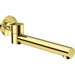 Deante cascada gold wylewka okrągła składana 245 mm