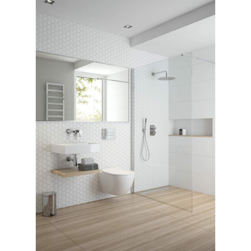 Deante wąż natryskowy platynowy 150 cm pcv