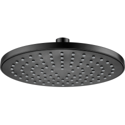 Deante boro round nero głowica natryskowa 1-funkcyjna ø201 mm