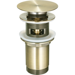 Deante click-clack mosiądz okrągły, z tuleją, umywalkowy