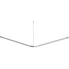 Deante Lehnen drążek zasłony prysznicowej 900x900 mm ø22, stalowy