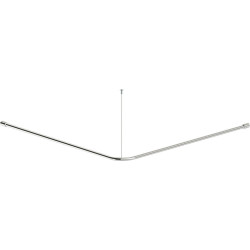 Deante Lehnen drążek zasłony prysznicowej 1200x1200 mm ø22, stalowy