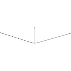 Deante Lehnen drążek zasłony prysznicowej 1500x1500 mm ø22, stalowy