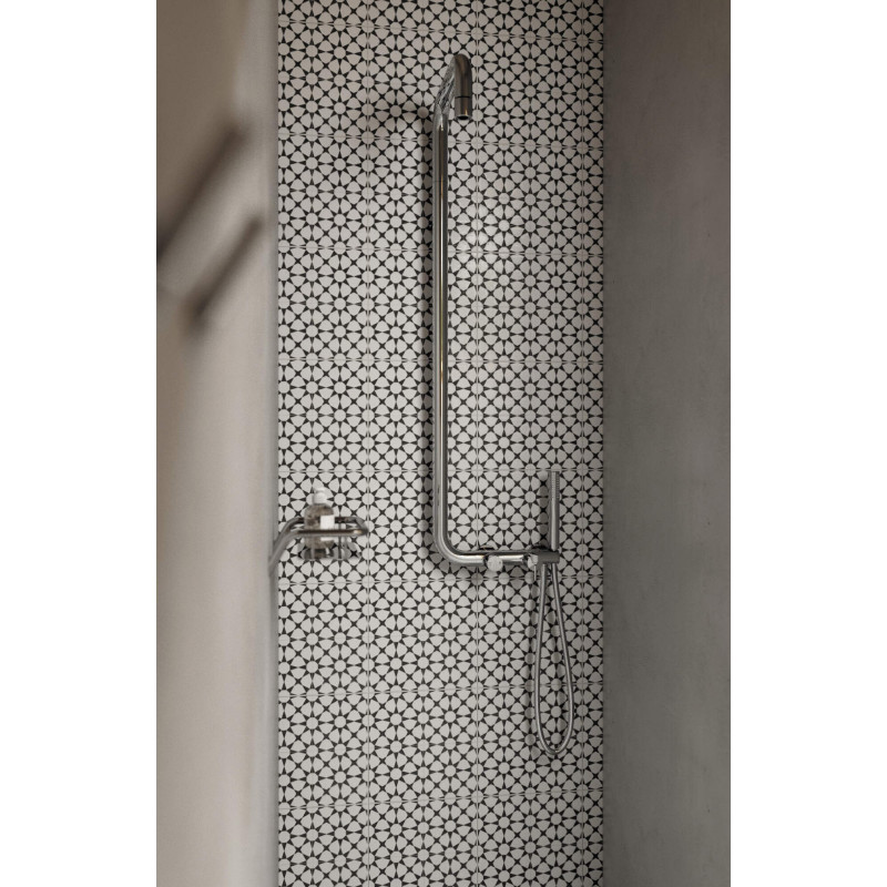 Deante deszczownia Silia chrom z baterią mieszaczową