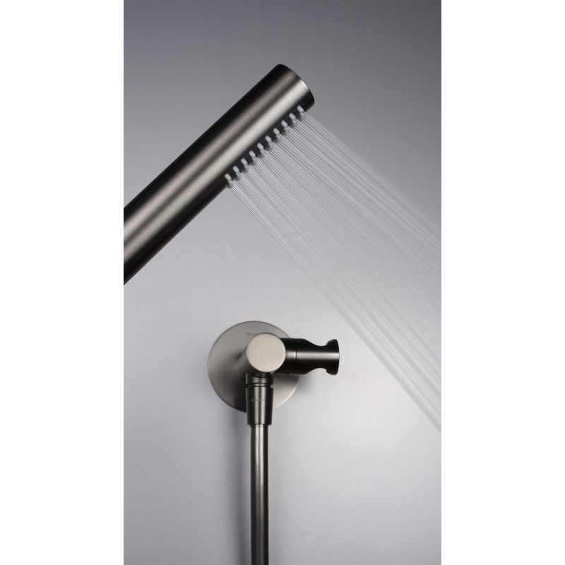 Deante komplet podtynkowy natryskowy Silia titanium z główką natryskową