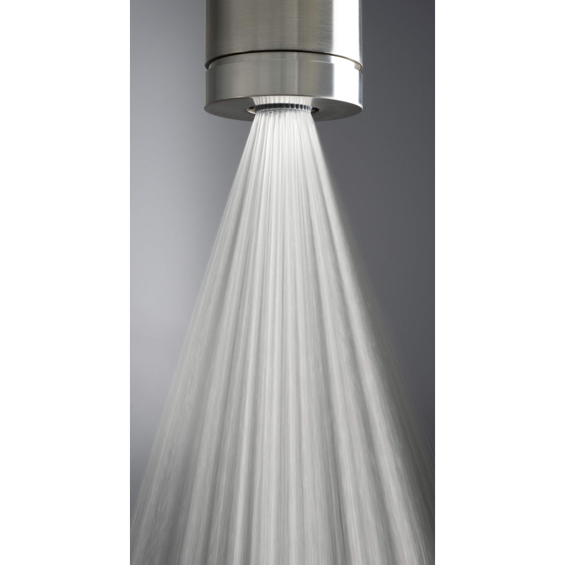 Deante deszczownia podłogowa Silia stal szczotkowana z baterią mieszaczową