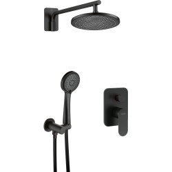 Deante komplet podtynkowy natryskowy Alpinia bis nero