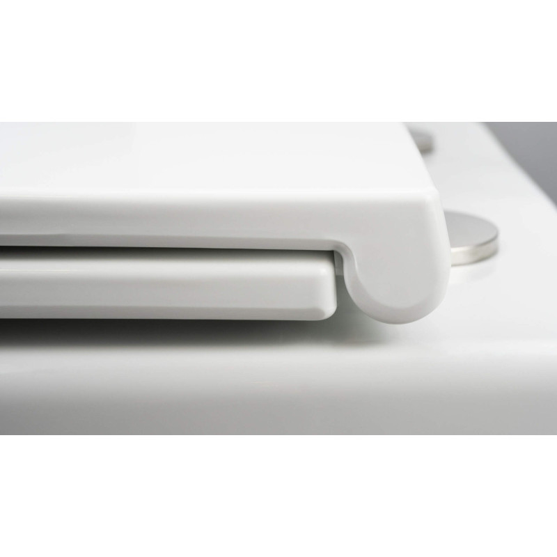 Deante miska wisząca bezkołnierzowa Round + deska