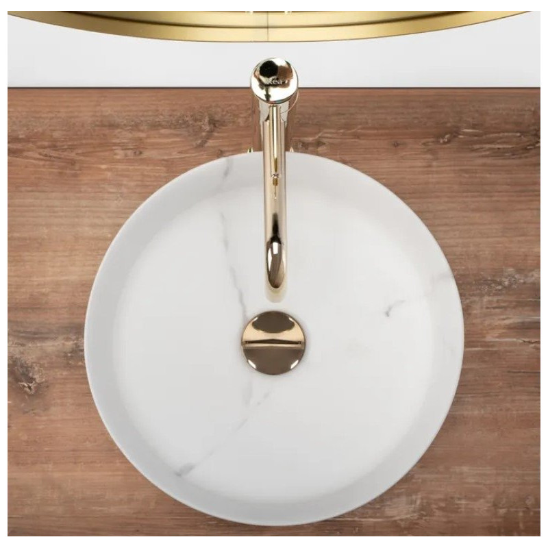 Rea umywalka nablatowa Sami Marble Matt