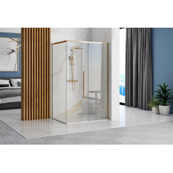 Rea kabina prysznicowa 80x100x195 szkło transparent Solar Gold