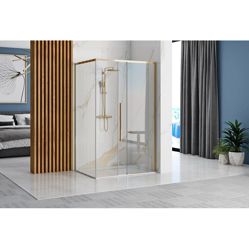Rea kabina prysznicowa 90x120x195 szkło transparent Solar Gold
