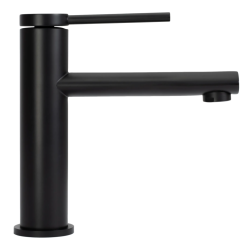 Rea bateria umywalkowa niska Oval Czarna