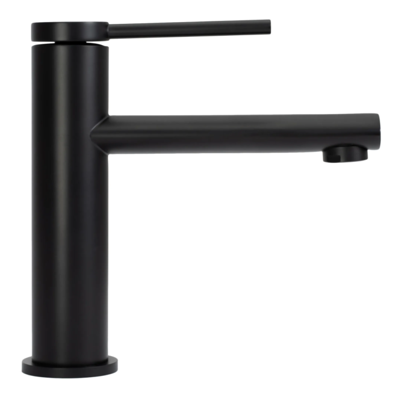 Rea bateria umywalkowa niska Oval Czarna