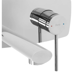 Rea bateria umywalkowa podtynkowa Oval Chrom