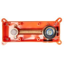 Rea bateria umywalkowa podtynkowa Oval Czarna