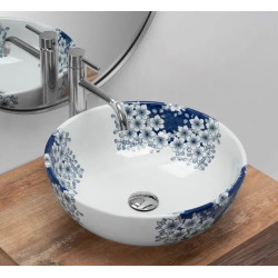 Elegancka Umywalka Nablatowa FIORI 41x41 cm - Nowoczesność i Styl dla Twojej Łazienki