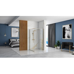 Rea kabina bez brodzika 80x100x190, kolor: transparent, kierunek:uniwersalny Fargo Gold