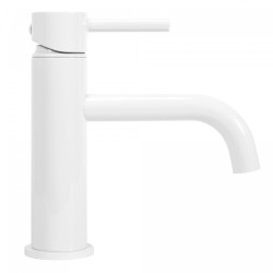 Rea bateria umywalkowa niska Lungo Biała