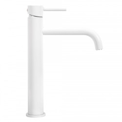 Rea bateria umywalkowa wysoka Lungo Biała