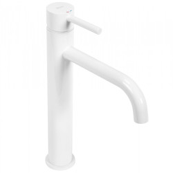 Rea bateria umywalkowa wysoka Lungo Biała