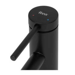 Rea bateria umywalkowa niska Foss Czarna