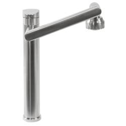 Rea bateria umywalkowa wysoka Paco Nikiel Szczotkowany