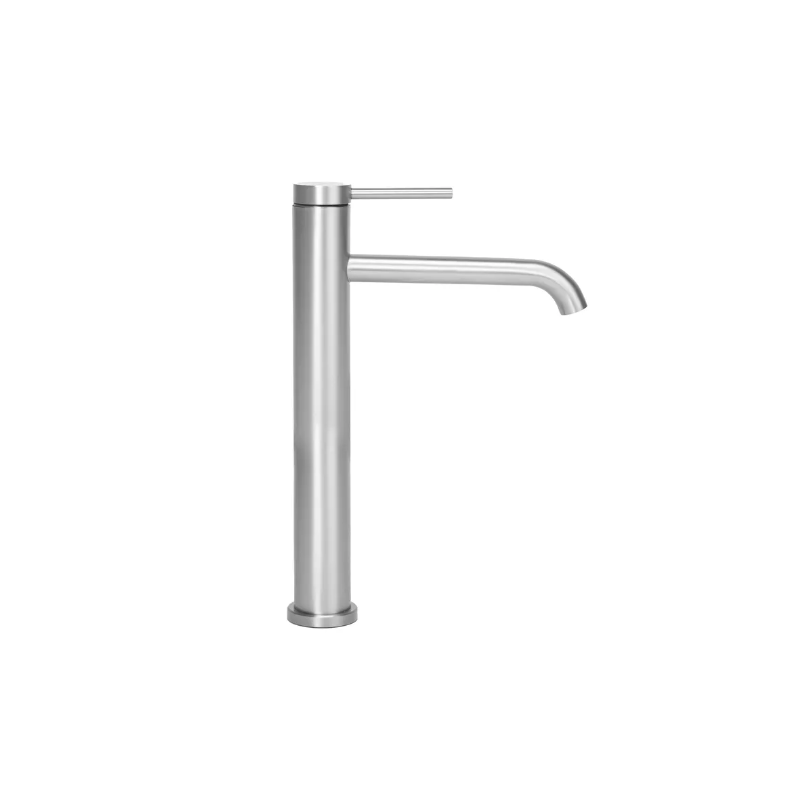 Rea bateria umywalkowa wysoka Clif Nikiel Szczotkowany