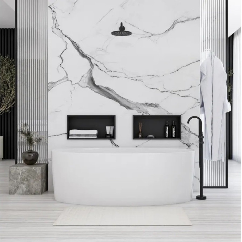 Rea półka podtynkowa 05 30x45x10 czarna Półka Podtynkowa 05 Czarna